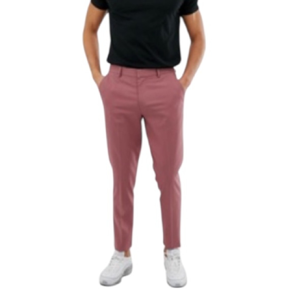 ASOS pants trousers pink size 34 NWT